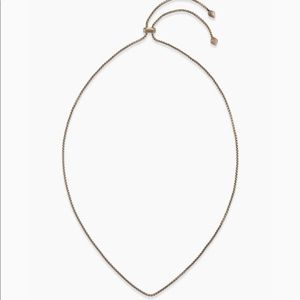 Kendra Scott Adjustable Chain Necklace In Vintage Gold ✨